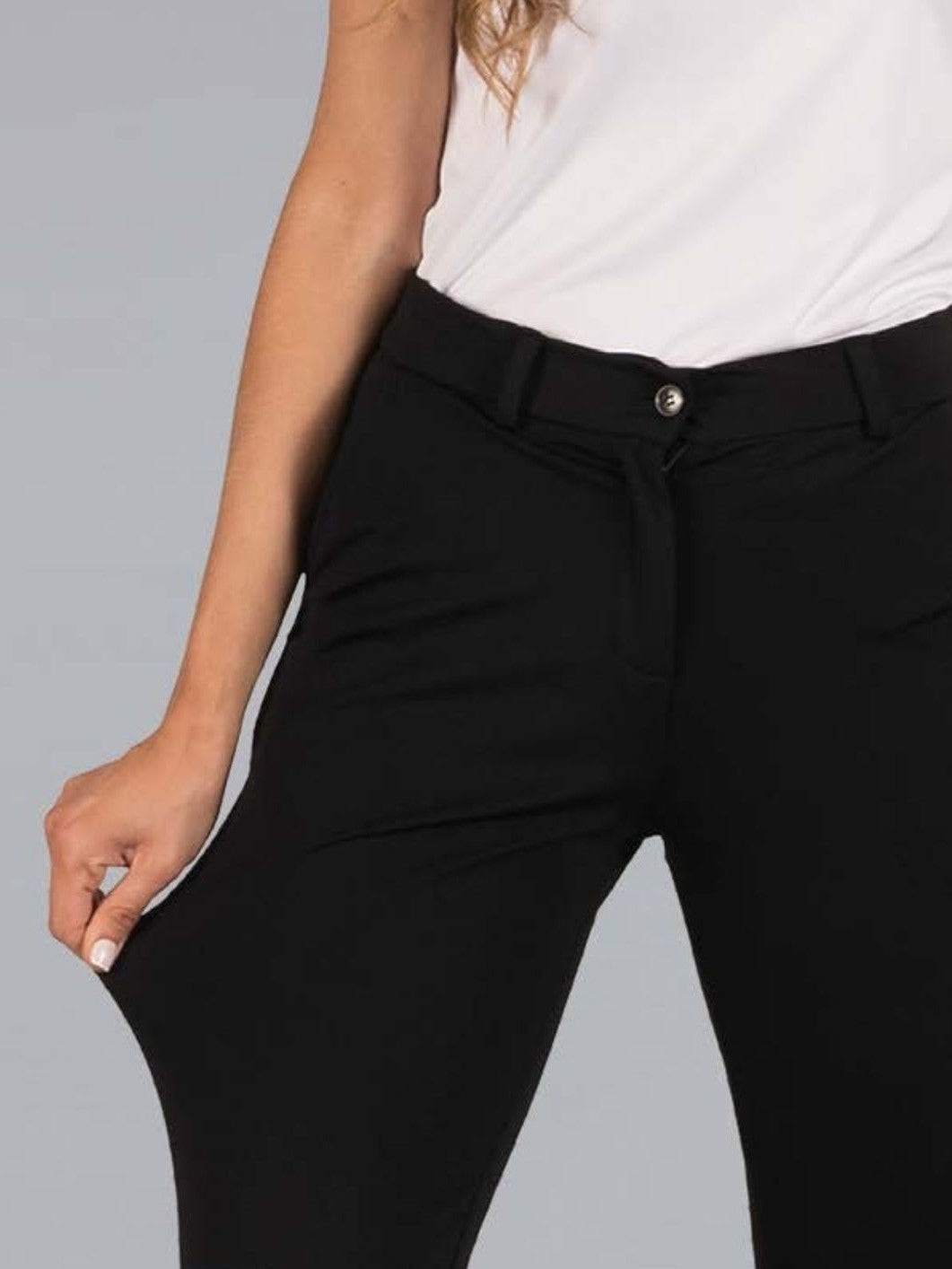 Pantaloni donna stretch antideco Interlock 700021