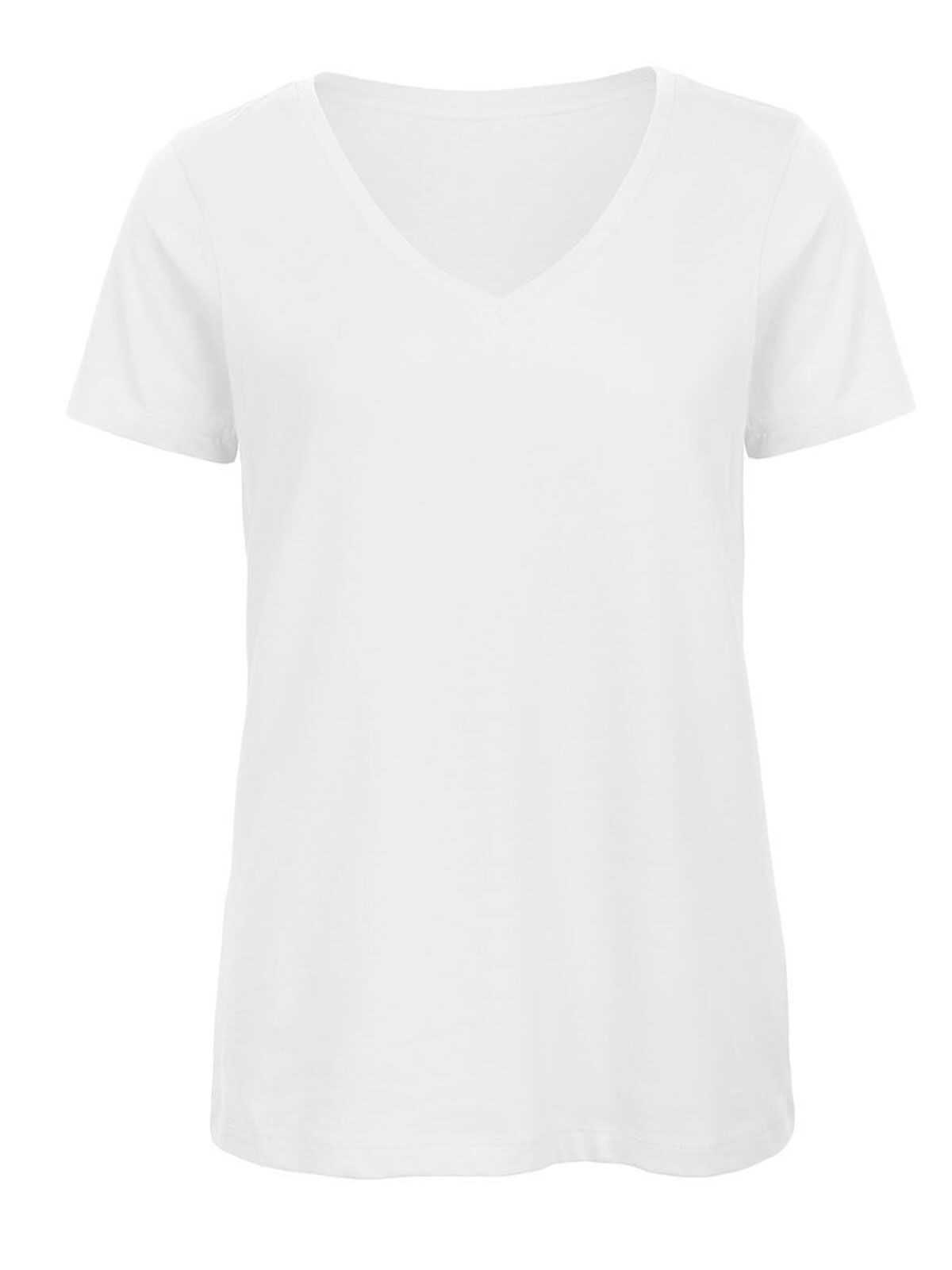 T-shirt donna cotone Inspire scollo a V 140 gr