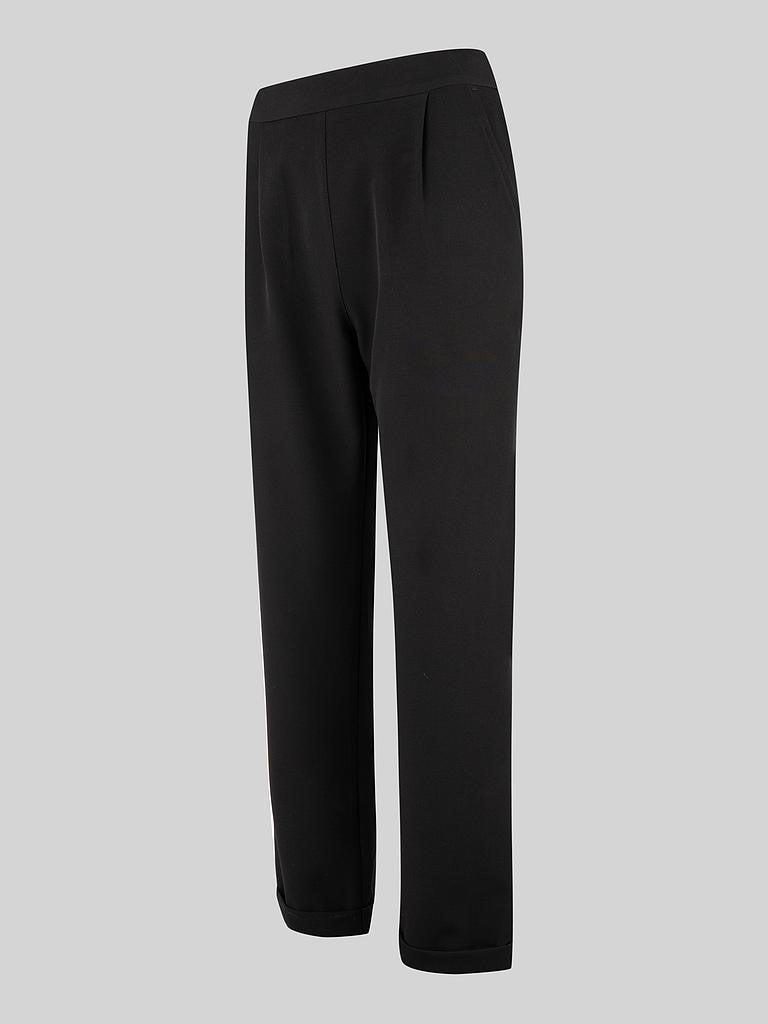 Pantaloni donna stretch antideco risvolto alla caviglia