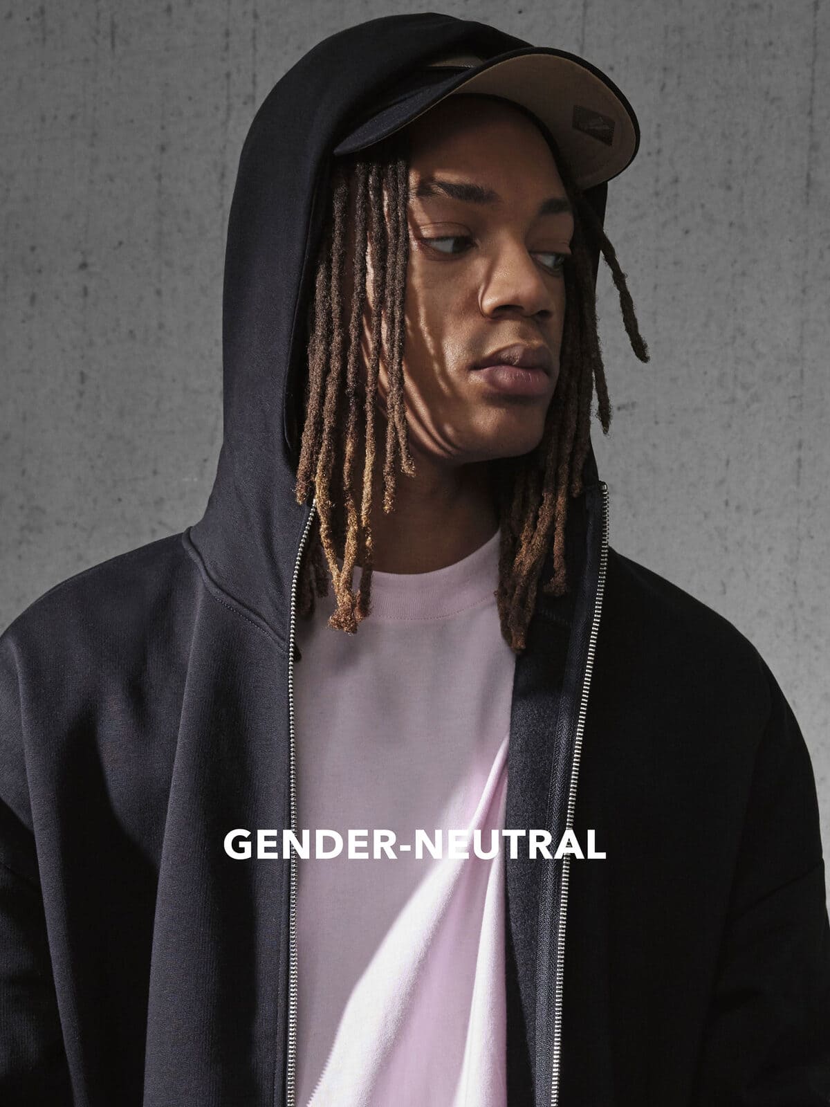 Felpa unisex zip e cappuccio Influence